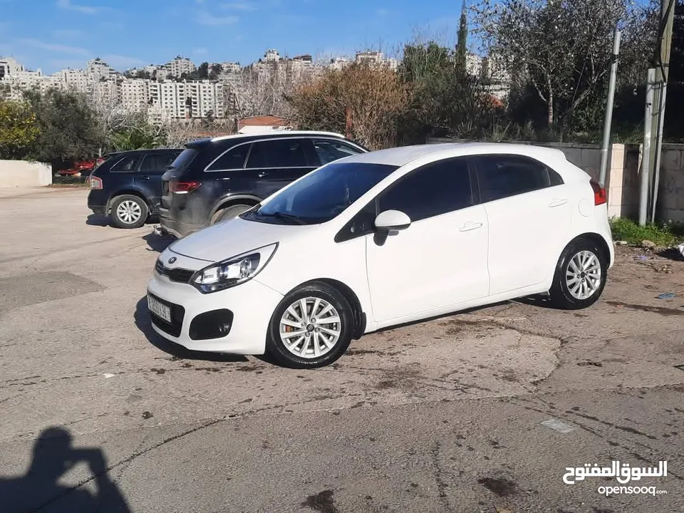 كيا ريو 2013 مطور 1400 تيربو ديزل سيارة منفوطة مش ناقصة برعي