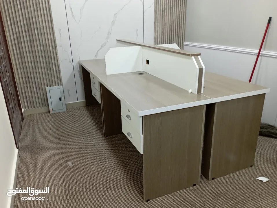 بارتيشن موظفين / ورك ستيشن رباعي  سداسي ثماني حسب الطلب من المصنع مباشرة