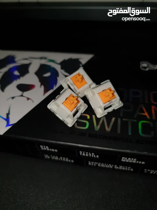 سويتش جلوريوس باندا Glorious panda tactile switch mechanical لكيبورد الميكانيكال