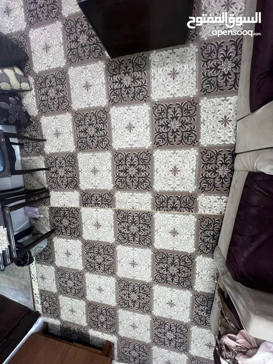 اثاث مستعمل طقم كنابايات/ برداي +بحرة / سجادة / طاولة