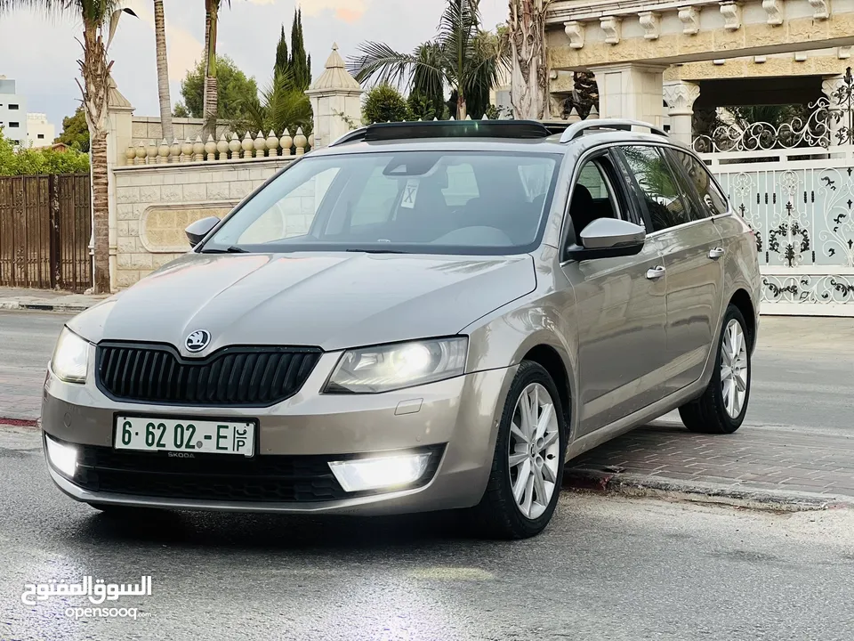 سكودا اوكتافيا 2016 مطور 1600 ديزل جير اتوماتيك فل الفل اضافات بنورامااااا بسعررررر محرقه ع الكاش