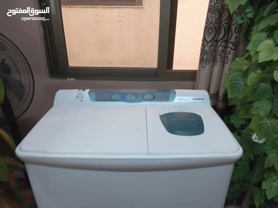 غساله هيتاشي ياباني بحالة الوكاله الحجم العائلي