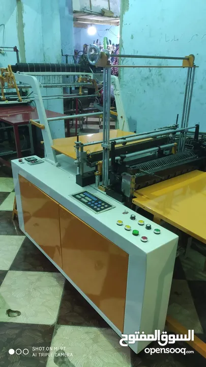 ماكينة تصنيع الشنط والاكياس البلاستيك استعمال تايوان