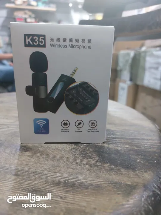 k35 wireless microphone مايك k35 اللاسلكي