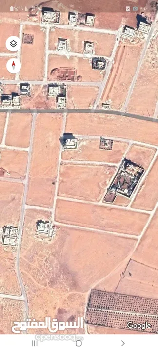 أرض للبيع لقطة 642 م  أبو دبوس  طريق المطار بعد جامعة الإسراء ب 5 كم منطقة فلل بسع...
