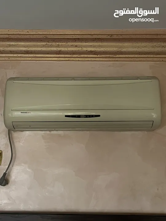مكيف national deluxe 1 طن للبيع بسعر 100 دينار
