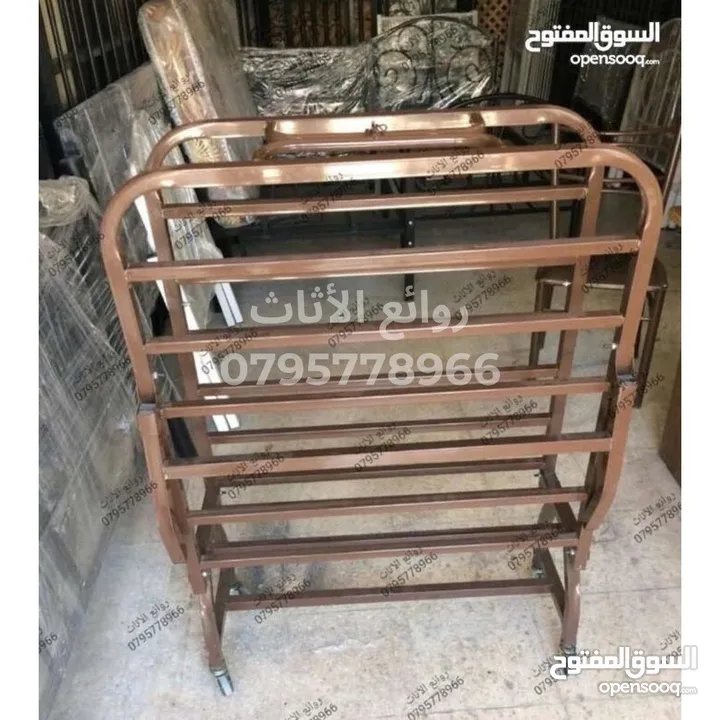 روائع الأثاث المعدني تخت حديد سرير حديد. مفرد. مجوز. مفرد ونص. طابقين.