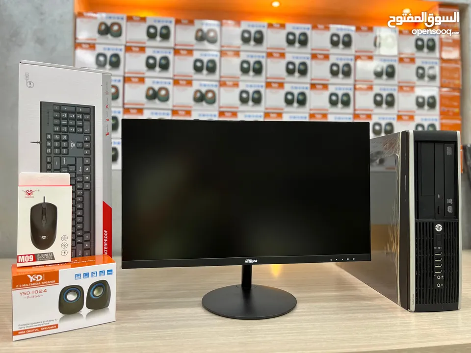 أجهزة كمبيوتر كامله بحالة الوكالة i5 مع شاشة جديده