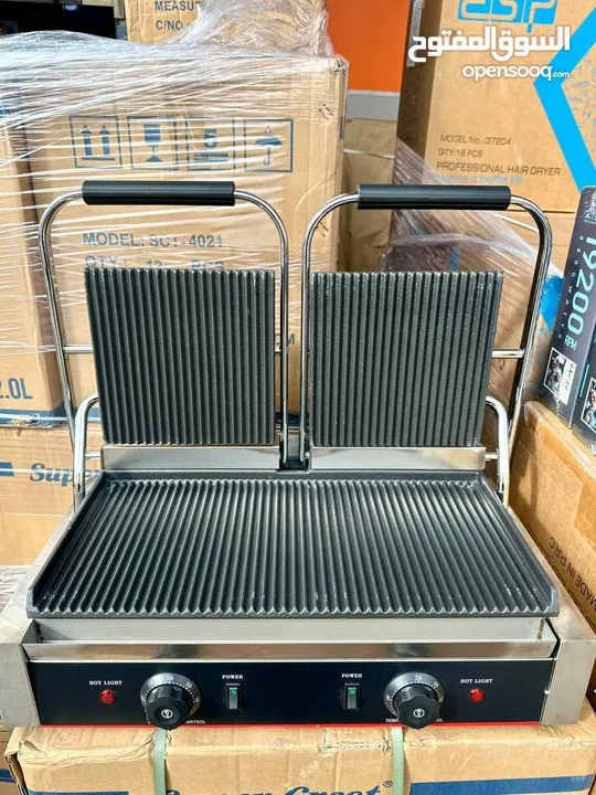 شواية وتوست مفردة و مزدوجة خاصة بالمجلات والمطاعم صاج ثقيل