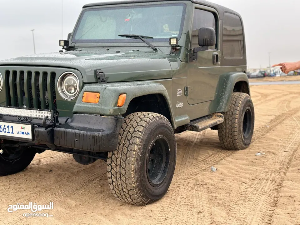 jeep wrangler GCC 2006 جيب خليجي نظيف و فحص ناجح