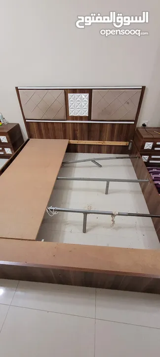 Slightly damaged Turkish king size bed