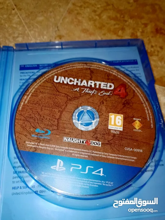 سيدي Horizon Zero Dawn للبيع وسيدي Uncharted 4 A Thief's  للبيع