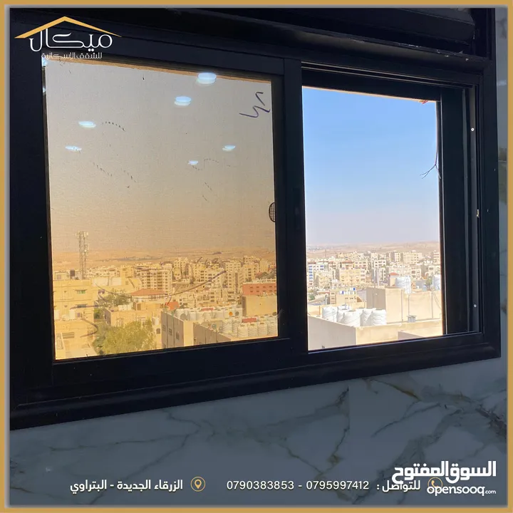 شقة بمساحة 125م طابق أول في الزرقاء الجديدة جبل المغير للبيع شقة - تشطيبات راقية جدًا (فلل)