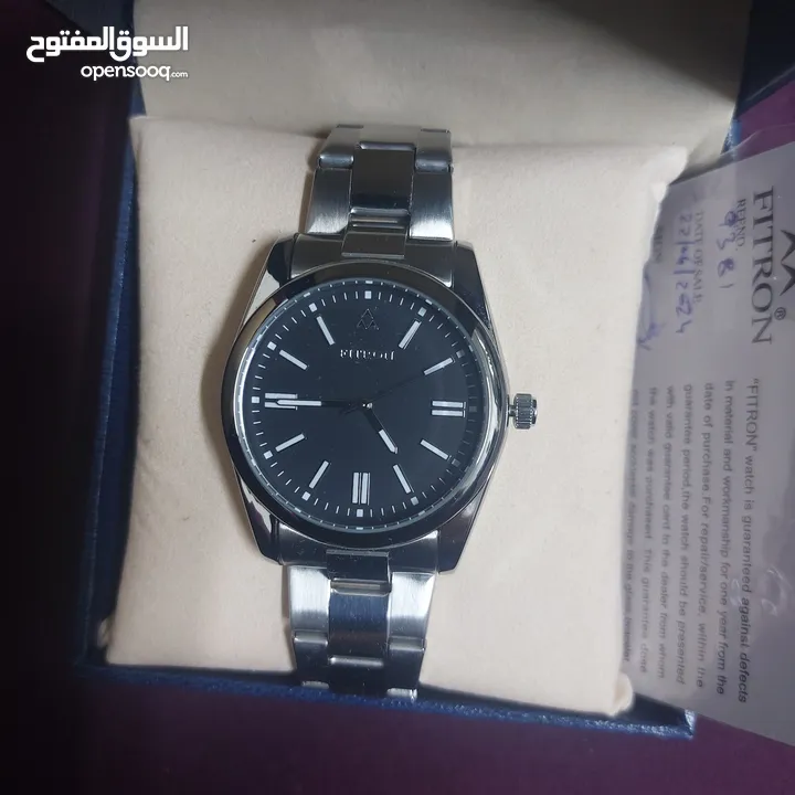 ساعة فترون ستانلس ستيل