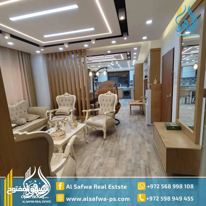 شقه مميزه جدا مفروشه للايجار شارع القدس بالقرب من بكدار موقع مميز قريب من كل الخدمات