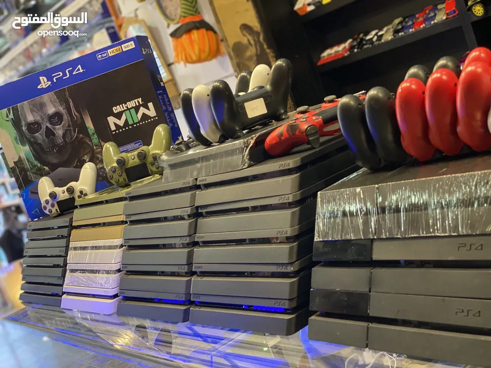 عروض على اجهزة البلايستيشن فور PS4FAT &Ps4 SLIM& & ps5 & ps3 افضل العروض والأسعار في المملكة