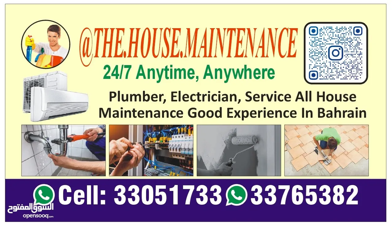plumber and electrician Service All Bahrain
