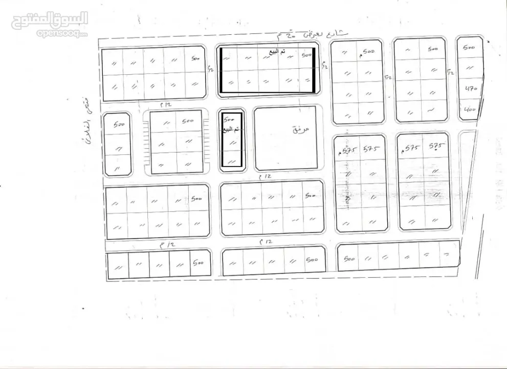 مخطط سكني للبيع حي عبدالكافي بعد محطة الكاتب علي اليسار تبعد عم طريق الرئيسى 500م