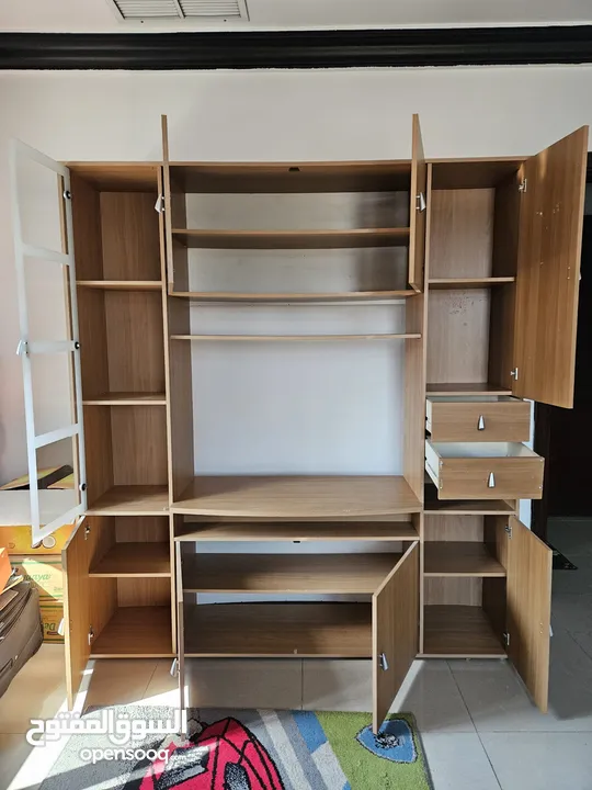 3 in 1 Cupboard(TV, Show piece, Storage)