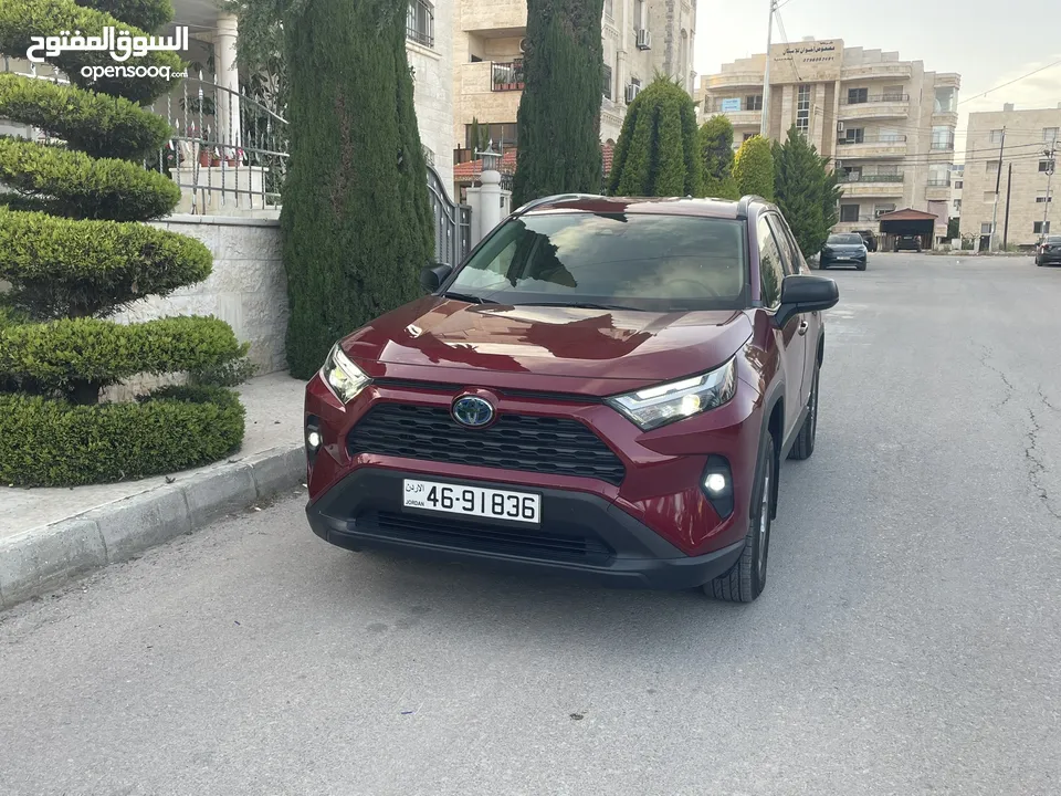 تويوتا راف فور 2024 فحص كامل مرفق بالصور جمرك جديد لون خمري مميز داخليه أوف وايت كاش وأقساط