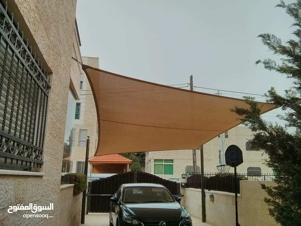 نقوم بتركيب جميع انواع المظلات والشوادر الشد والاشرعه والبراقولات واللكسان بسعر منافس جدا جدا