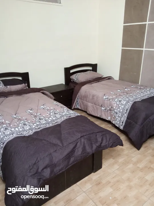 شقة مفروشة  ارضي بالياسمين للايجار الاسبوعي او اليومي  2 furnished bed rooms apartment for rent