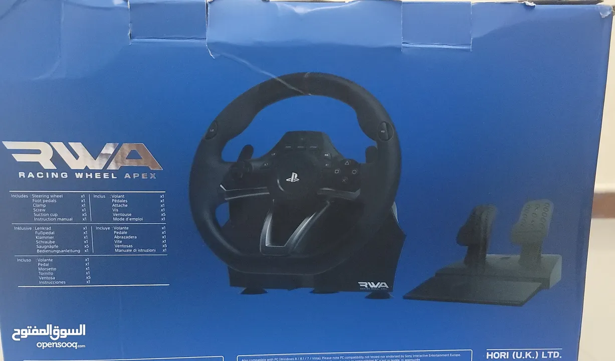 RWA racing wheel apex hori سكان مع دعاسات