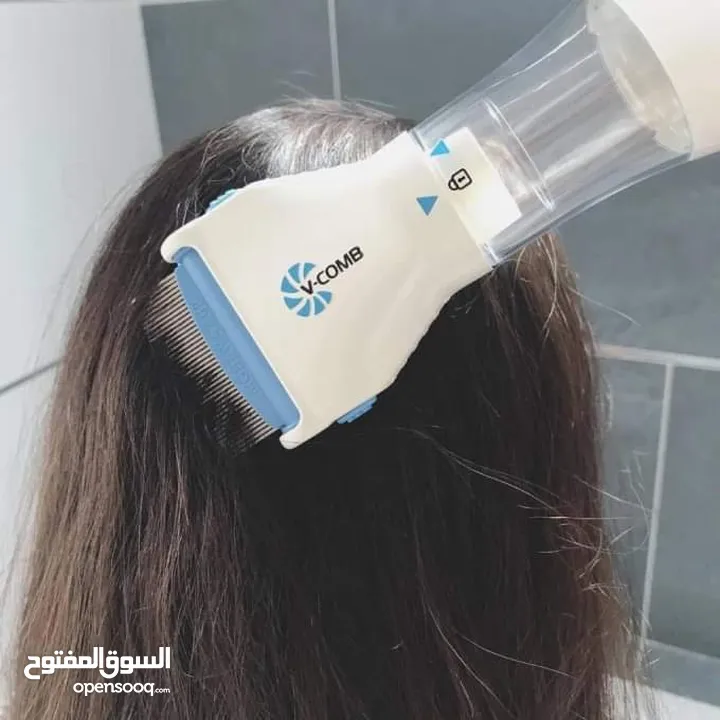 جهاز القمل والصيبان مع 4 فلاتر  للرأس أحمي طفلك لنظافة الشعر