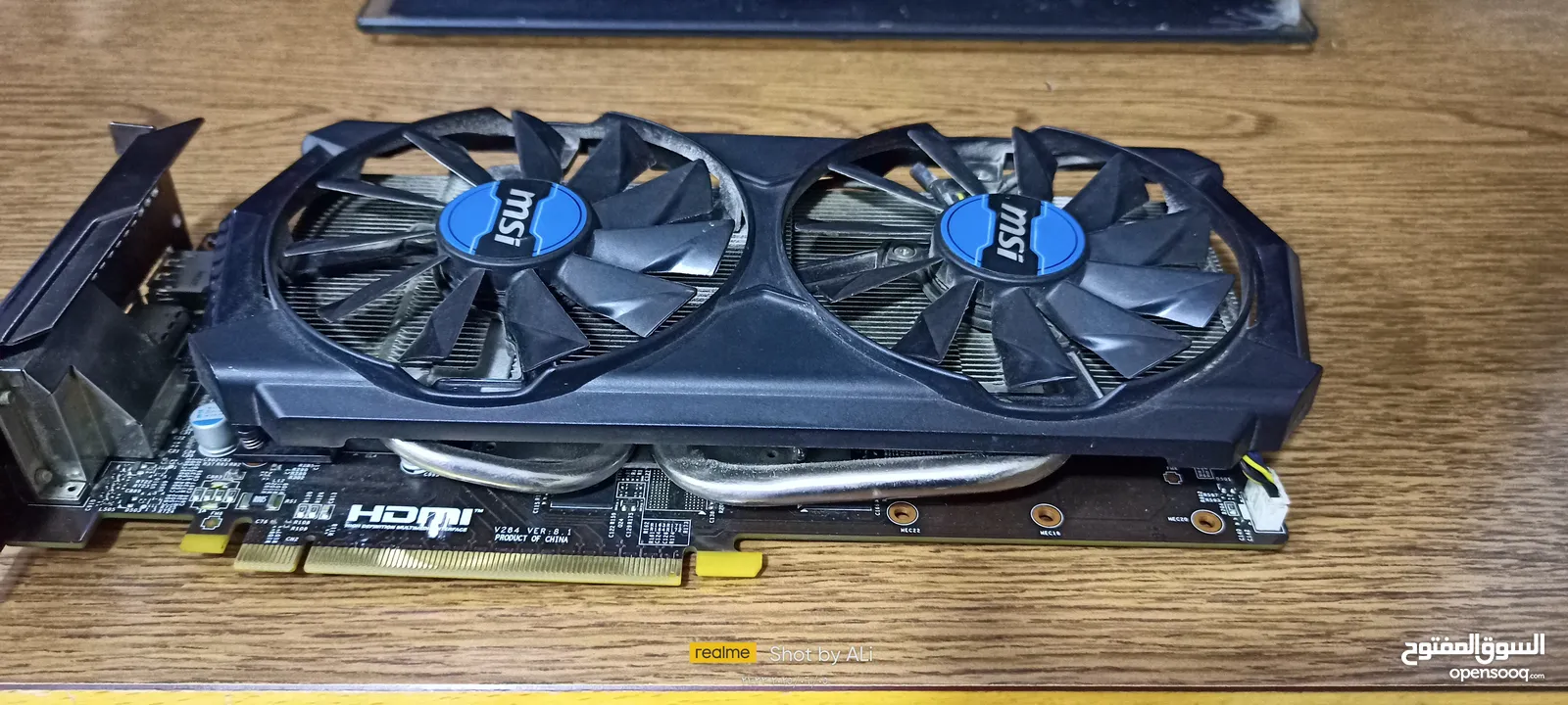 كرت شاشة MSI GTX 760 2GB DDR5 بحالة ممتازة