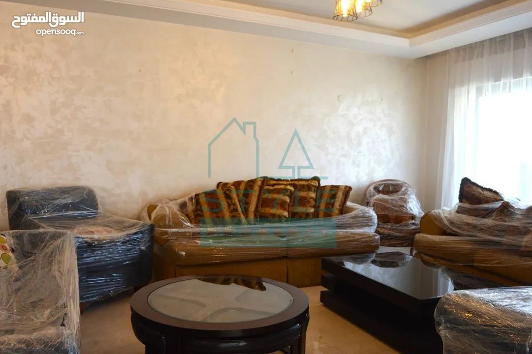 شقة طابق ارضي مفروش في عبدون  للايجار مساحة  365م