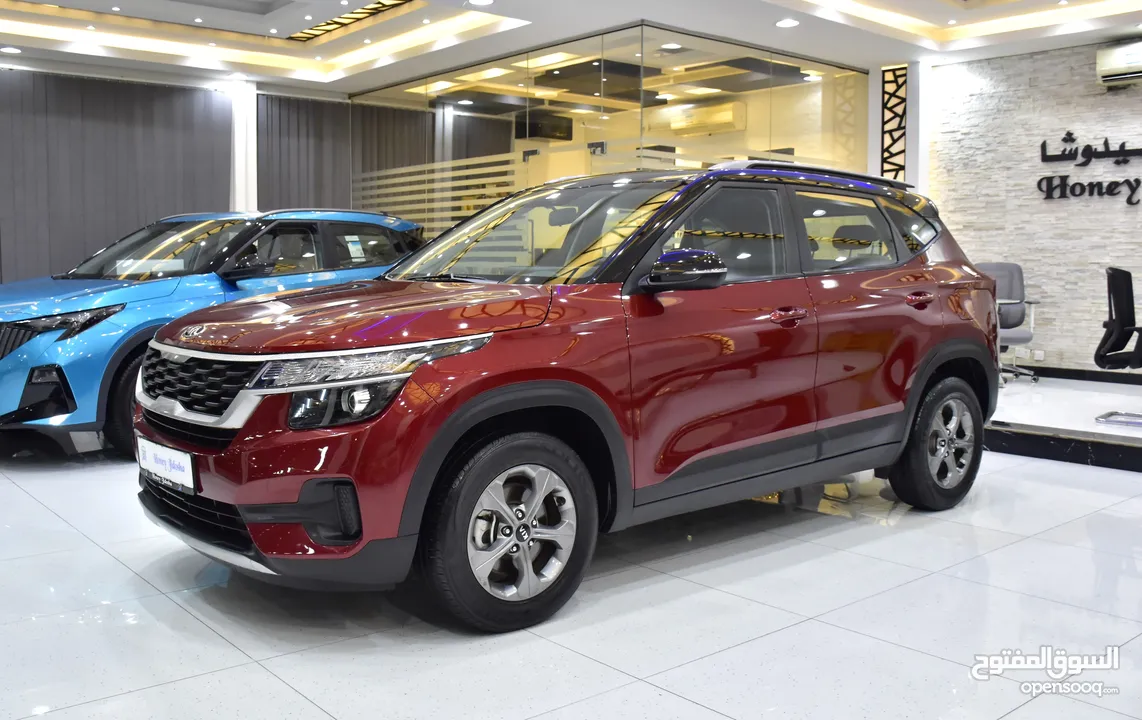 KIA Seltos ( 2021 Model ) in Red Color GCC Specs