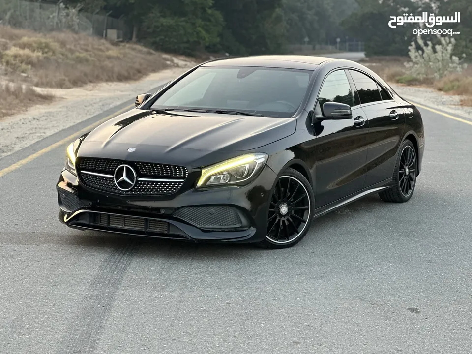 مرسيدس CLA 250 خليجي 2018 كاش أو اقساط على البنك بحاله ممتازه جاهزه للاستخدام