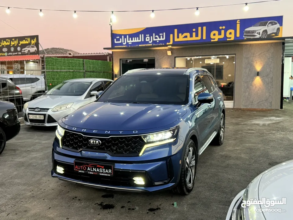 كيا سورينتو 2021 هايبرد 4x4 فل مسكر