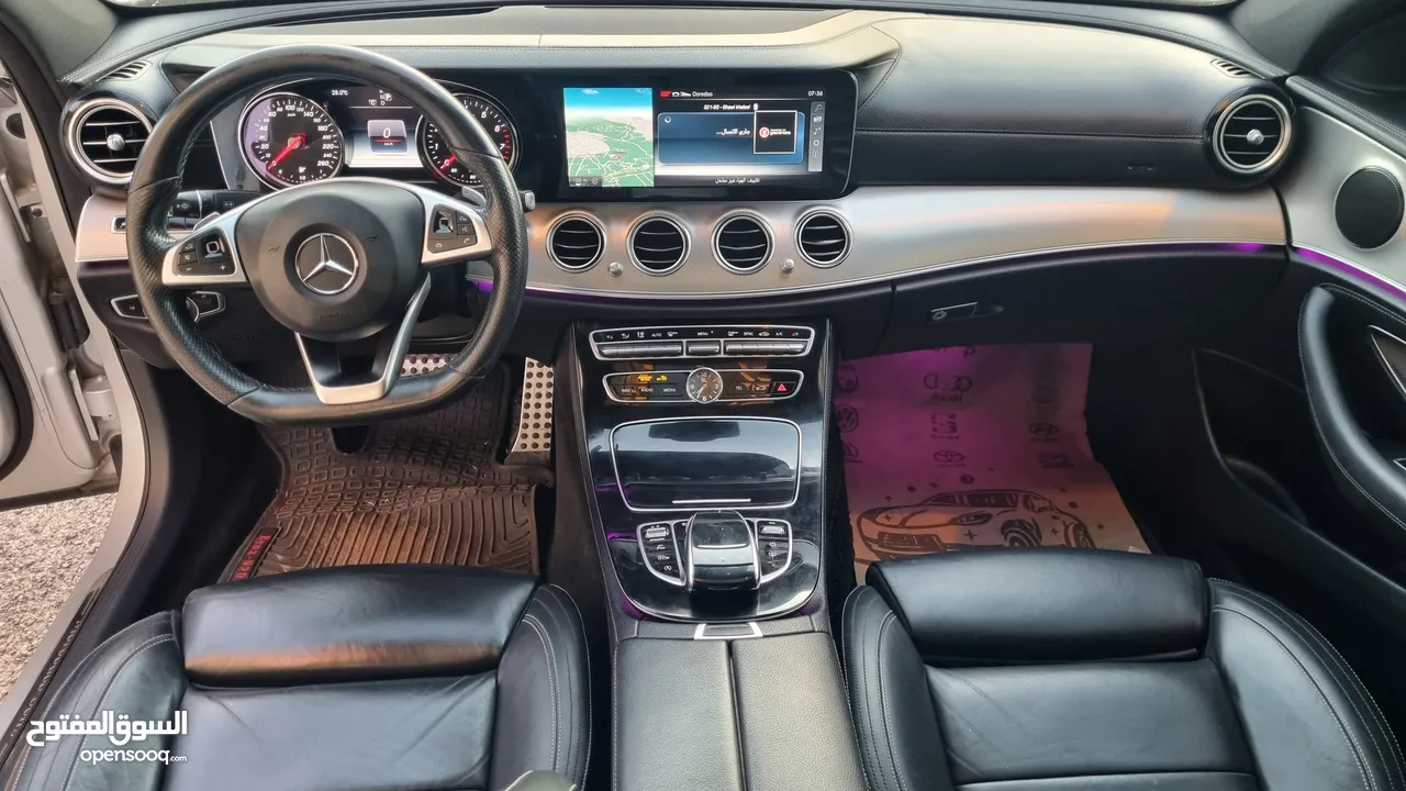 Mercedes benz - E200- AMG - 2017 مرسيدس بنز - فل اوبشن - دهان شركة