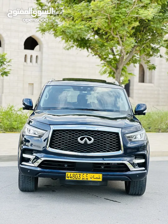 للبيع إنفينيتي QX80 2020 نظيفة جدا و بسعـر منافس