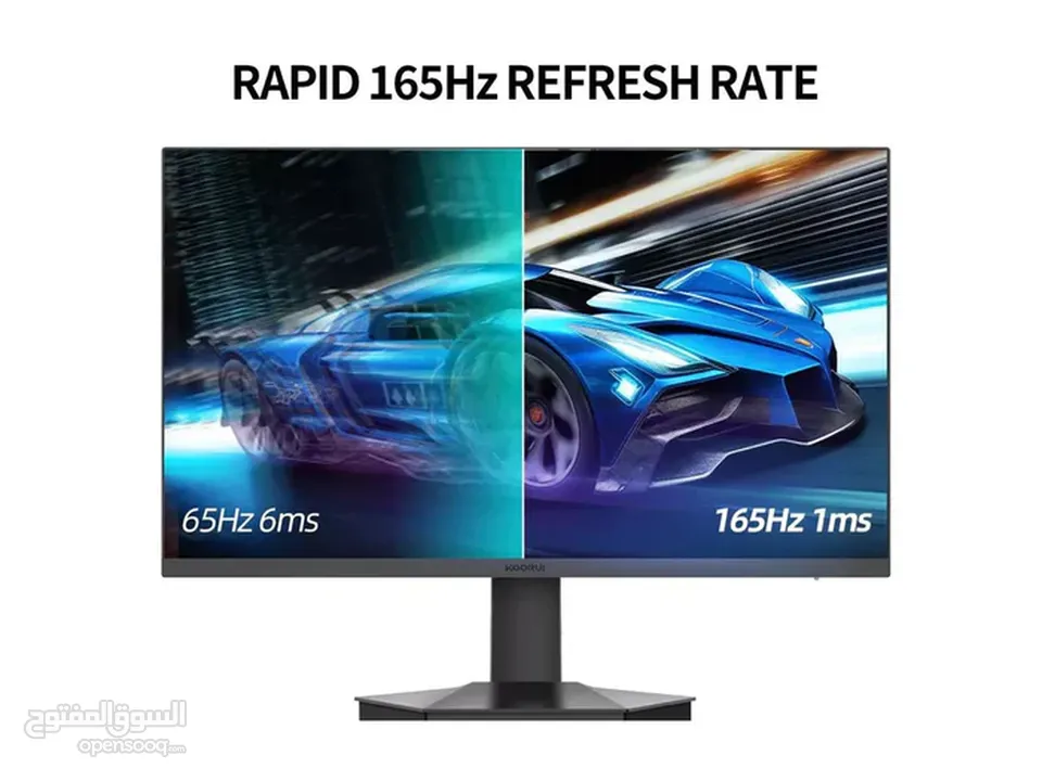 شاشة KOORUI بقياس 27 انش وبتردد 165HZ  للكمبيوتر وال PS5