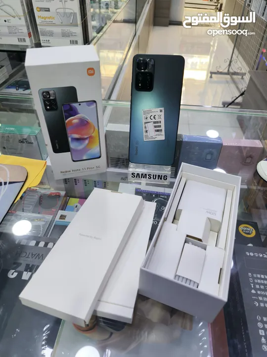 جهاز القوي NOT 11 PRO PLAS 5G معه شاحنو الاصلي 120W والكرتونه جيجا 256 رام 16 متوفر توصيل