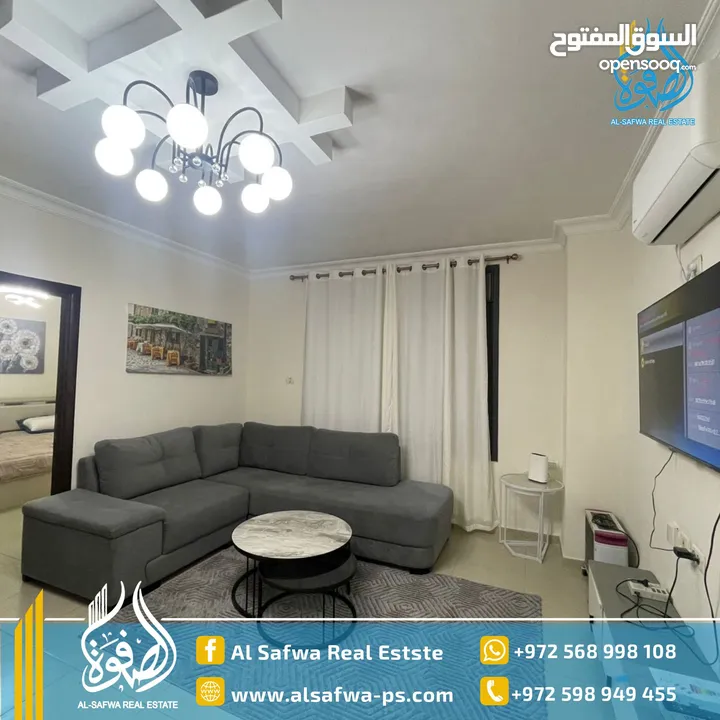 استديو مميز مفروش للايجار - الماصيون قرب فندق السيزر مع ترس واسع