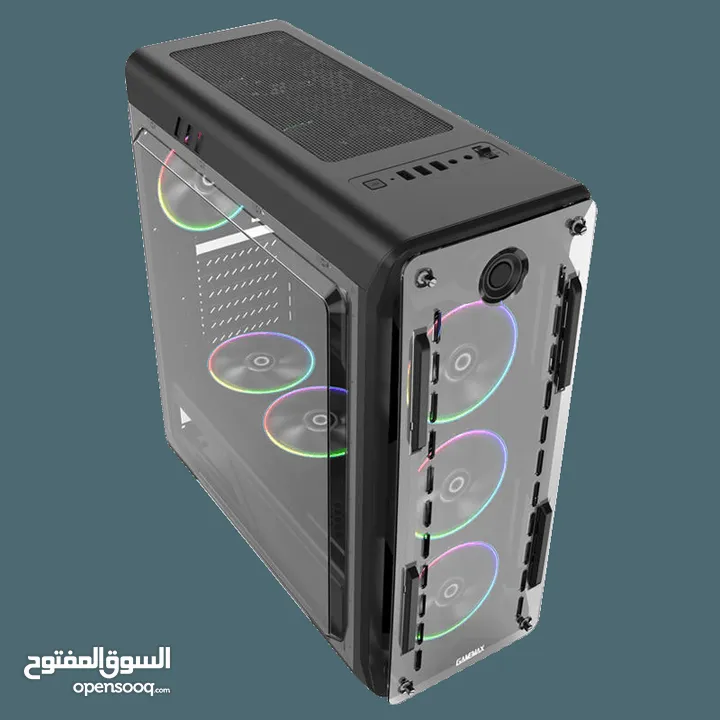 كيس جيمنغ فارغ احترافي جيماكس تجميعه  Case Gamemax Gaming Optical G510 BK