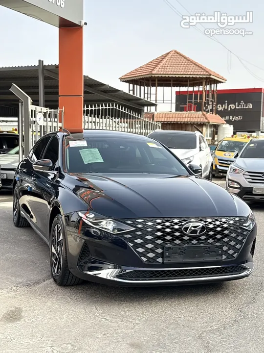 هونداي جرانديور ( ازيرا ) 2021 هايبرد فل اضافات اعلى صنف بريميوم بلس برستيج وارد كوريا فحص كامل