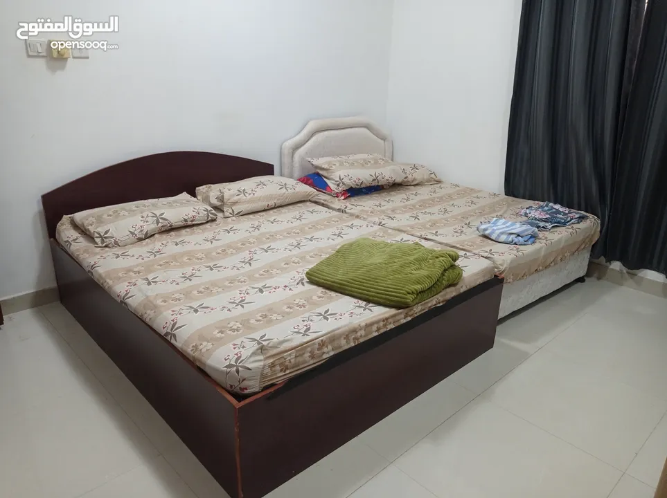 Double bed & Single Bed with Mattress