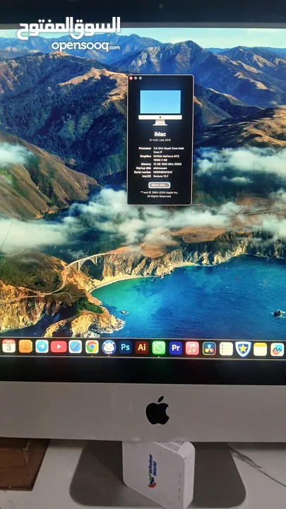 حاسبة iMac 2013 الهارد 3tb الرام 16 ddr3 1600hz cup gtx 780 4 gb البروسسر i7 g4