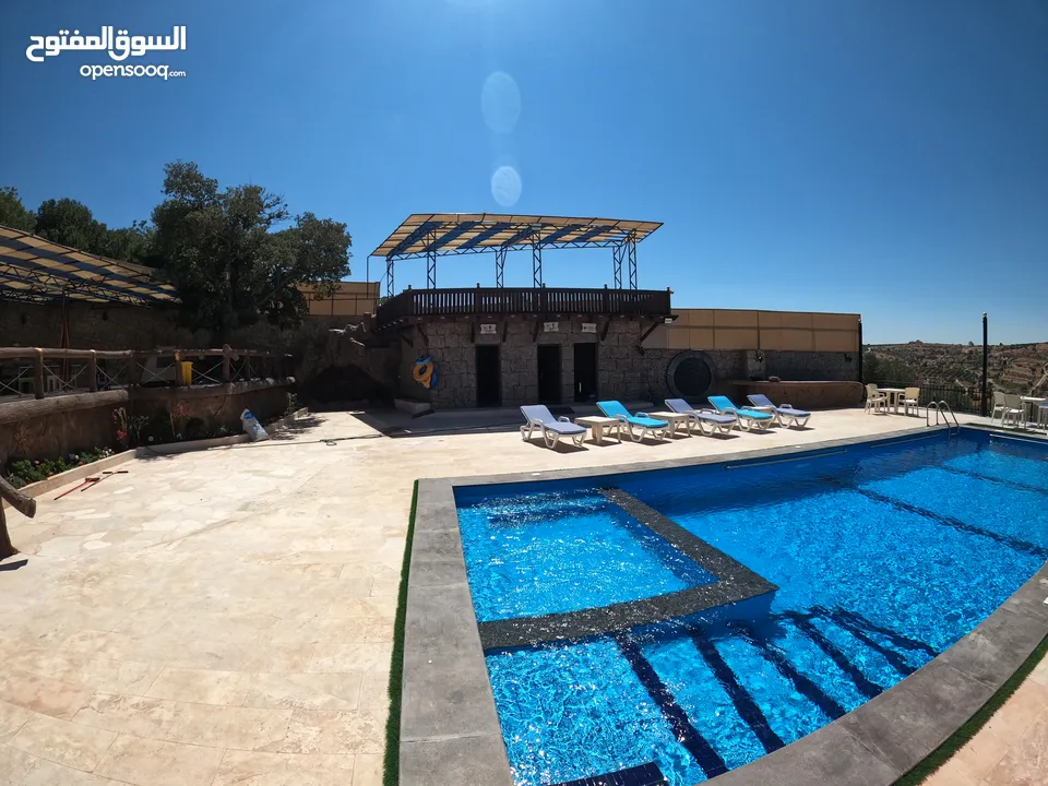 شالية رمسيس  Ramesses Chalet وسط اجمل غابات عجلون أطلالة بانورامية