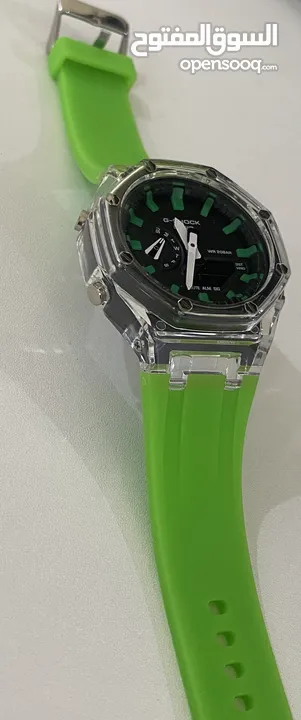 G Shock GA2100 Green Edition With Digital And Analog Watch (SG236)