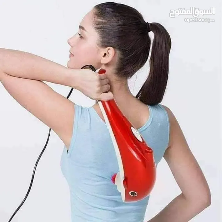 جهاز مساج الدولفين ثلاثة رؤوس الأصلي جهاز المساج تدليك رجاج الجسم و العضلات