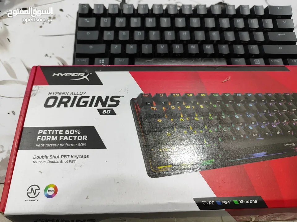 keyboard Hyperx alloy origins 60% red switch