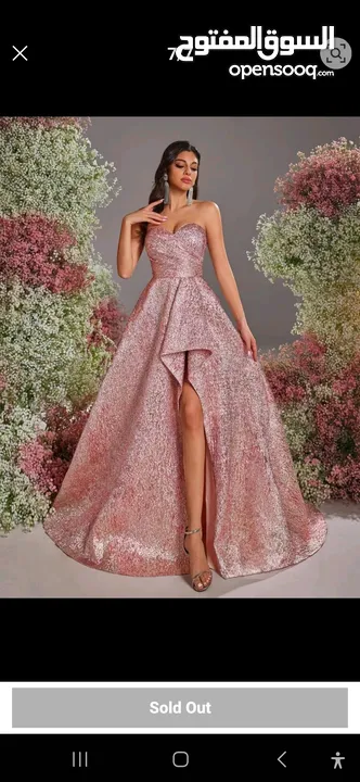 فستان سهرة جديد مش مستعمل جميل جدا جدا من افخم فساتين شي ان shein