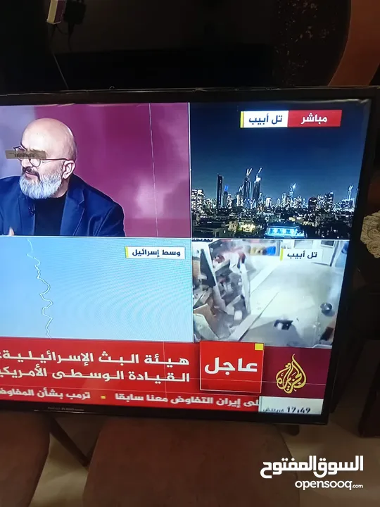 للبيع شاشه رومو فل سمارت حجم 55 استخدام شهر لسه لزقات الشركه عليها مع كرتونتها واغراضها فيها حز بسيط