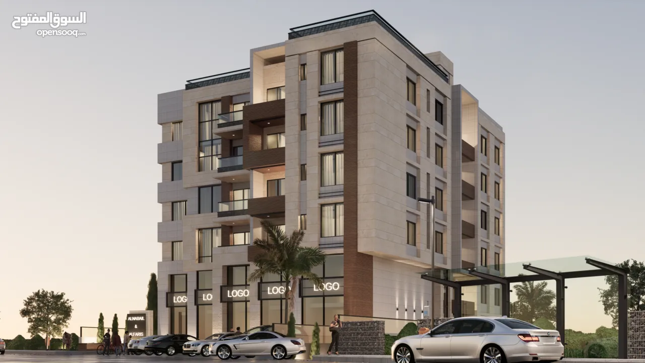 شقة 135متر للبيع بالقرب من شارع القدس و الدفاع المدني مكونة من 3 غرف نوم, حمامين,صالون,مطبخ و بلكون