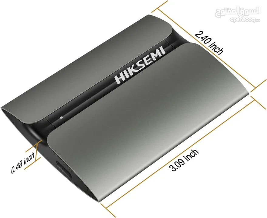 هارديسك خارجي تصميم ضد تلف البيانات من هيكسيمي Hiksemi Shield Portable SSD 320GB - 2TB USB3.2